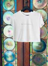 Load image into Gallery viewer, Girls Flowy Crop Top (White)