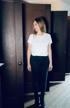 Load image into Gallery viewer, Girls Flowy Crop Top (White)