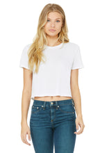Load image into Gallery viewer, Girls Flowy Crop Top (White)
